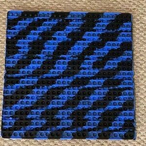 Oversized Popper Black and Blue Like New Condition